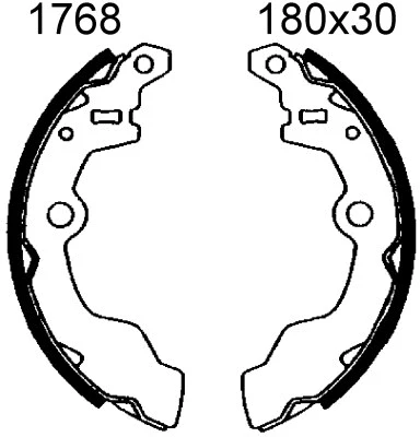 Brake Shoe Set (01768)