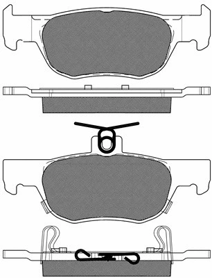 Brake Pad Set, disc brake (20294)