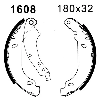 Brake Shoe Set (01608)