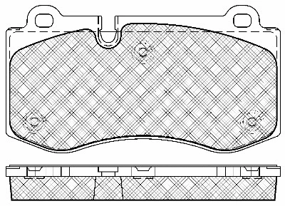 Brake Pad Set, disc brake (20077)