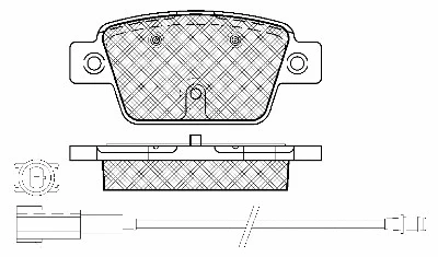 Brake Pad Set, disc brake (20031)