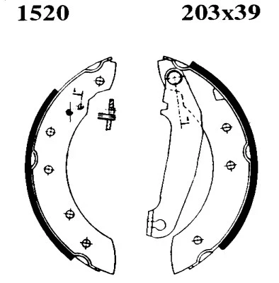 Brake Kit, drum brake (7229)