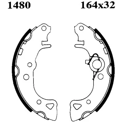 Brake Kit, drum brake (7106)