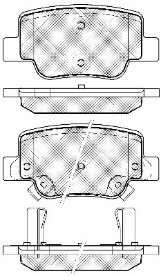 Brake Pad Set, disc brake (20105)