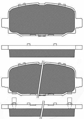 Brake Pad Set, disc brake (20262)