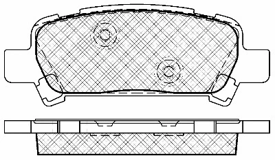 Brake Pad Set, disc brake (20089)