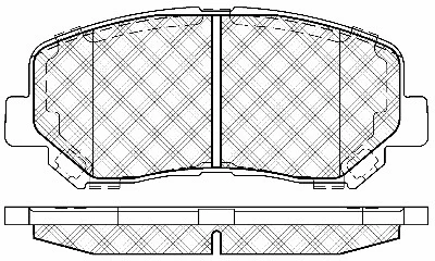 Brake Pad Set, disc brake (20065)