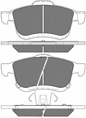 Brake Pad Set, disc brake (20240)