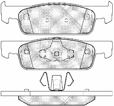 Brake Pad Set, disc brake (10975)