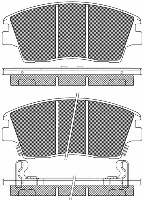 Brake Pad Set, disc brake (20221)