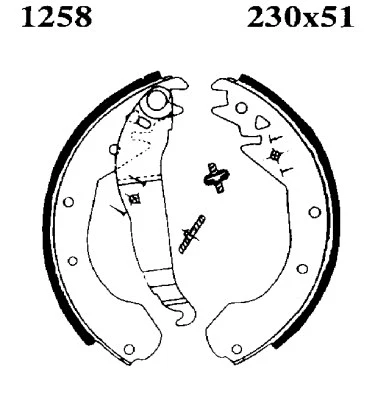 Brake Kit, drum brake (7299)