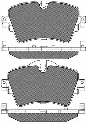 Brake Pad Set, disc brake (20177)