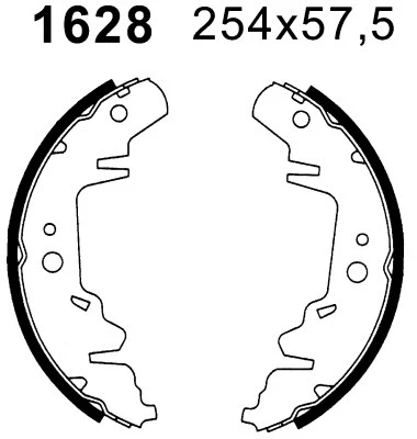 Brake Shoe Set (01628)