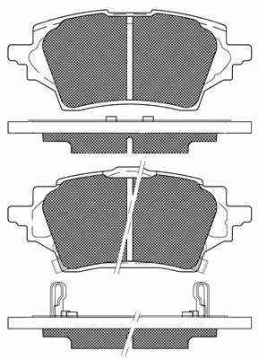 Brake Pad Set, disc brake (20336)