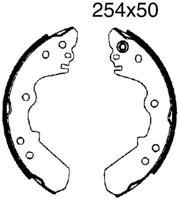 Brake Shoe Set (01594)
