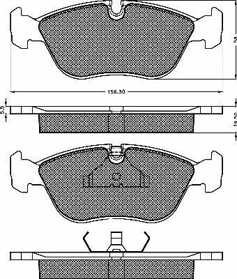 Brake Pad Set, disc brake (10376)