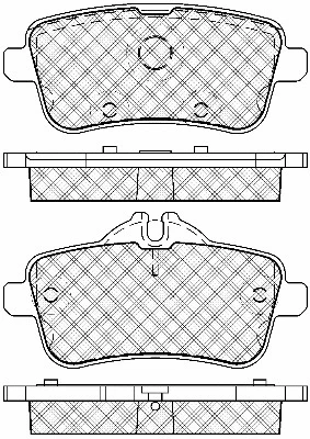 Brake Pad Set, disc brake (20076)