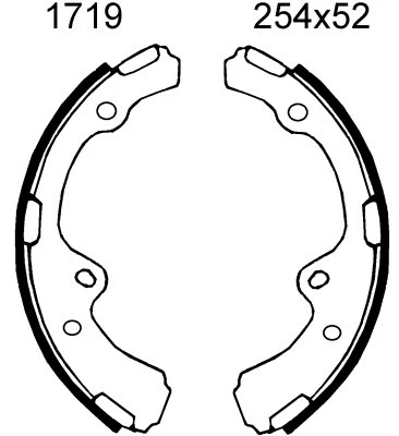 Brake Shoe Set (01719)