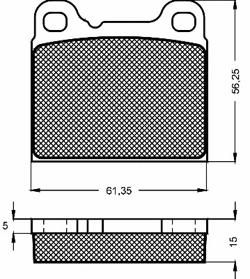 Brake Pad Set, disc brake (10479)