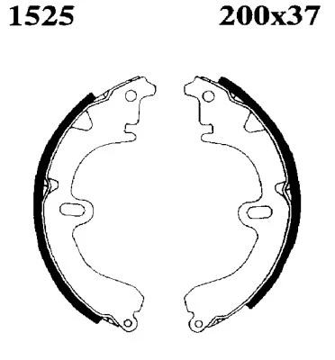 Brake Shoe Set (01525)