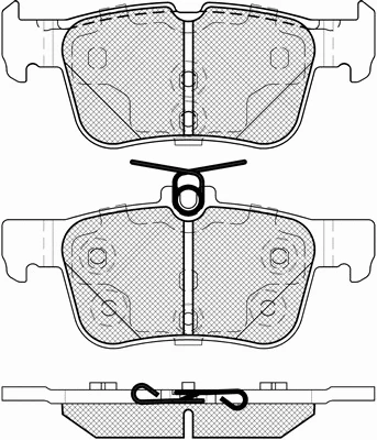 Brake Pad Set, disc brake (20142)