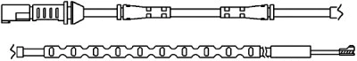 Warning Contact, brake pad wear (09046)