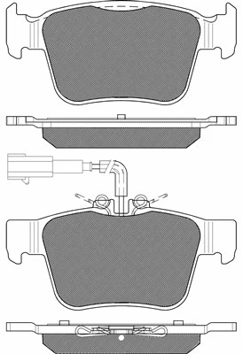 Brake Pad Set, disc brake (20236)