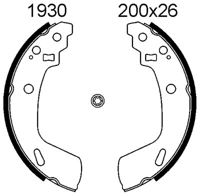 Brake Kit, drum brake (6672)