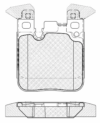 Brake Pad Set, disc brake (20128)
