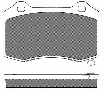 Brake Pad Set, disc brake (20341)