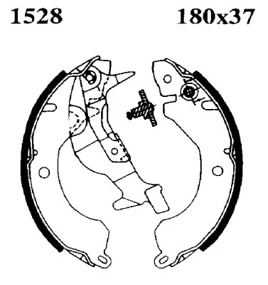 Brake Shoe Set (01528)