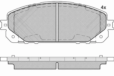 Brake Pad Set, disc brake (20152)
