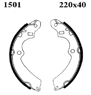 Brake Shoe Set (01501)