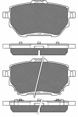 Brake Pad Set, disc brake (20342)