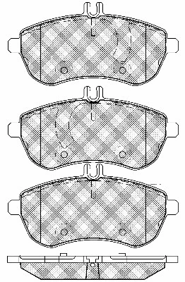 Brake Pad Set, disc brake (20072)