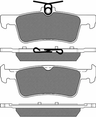 Brake Pad Set, disc brake (20243)
