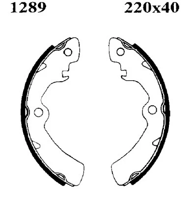 Brake Shoe Set (01289)