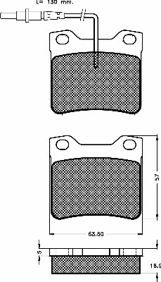 Brake Pad Set, disc brake (10495)