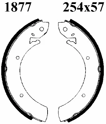 Brake Kit, drum brake (6612)