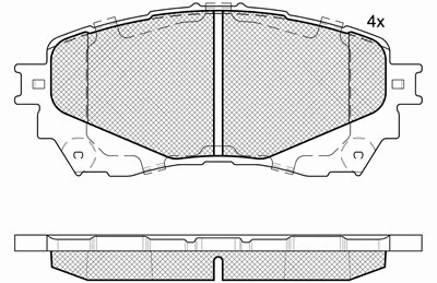 Brake Pad Set, disc brake (20148)