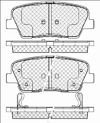 Brake Pad Set, disc brake (20051)