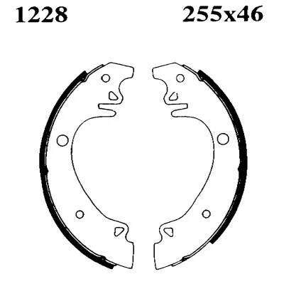 Brake Shoe Set (01228)