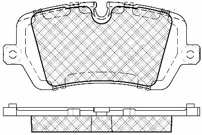 Brake Pad Set, disc brake (20059)