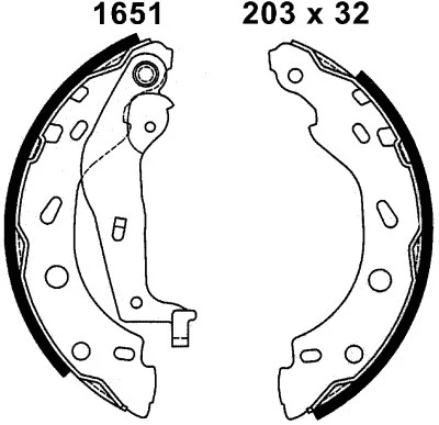 Brake Kit, drum brake (7398)