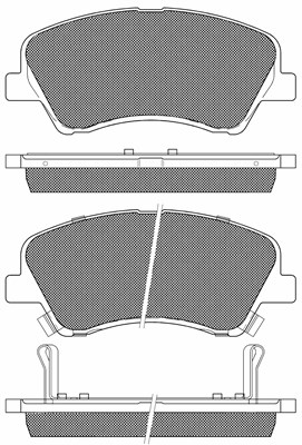 Brake Pad Set, disc brake (20331)