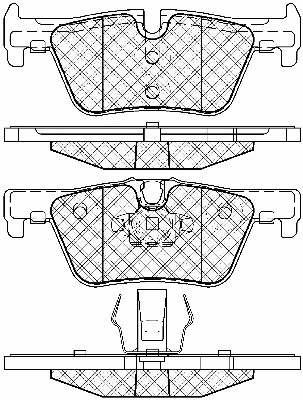 Brake Pad Set, disc brake (20013)