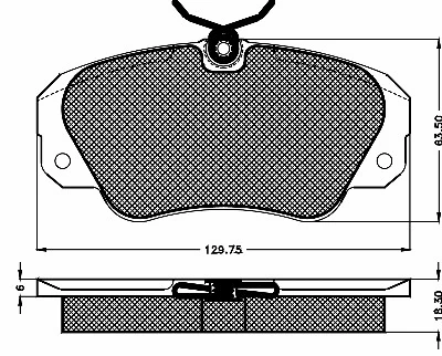 Brake Pad Set, disc brake (10330)