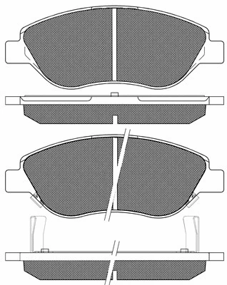 Brake Pad Set, disc brake (20242)