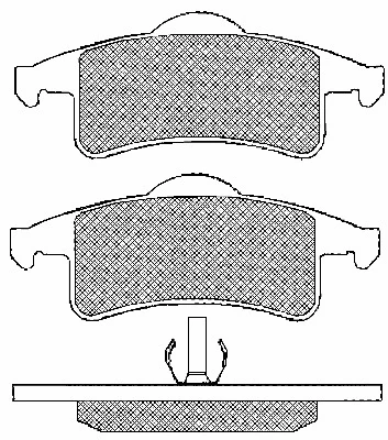 Brake Pad Set, disc brake (10927)
