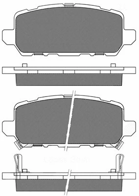 Brake Pad Set, disc brake (20252)